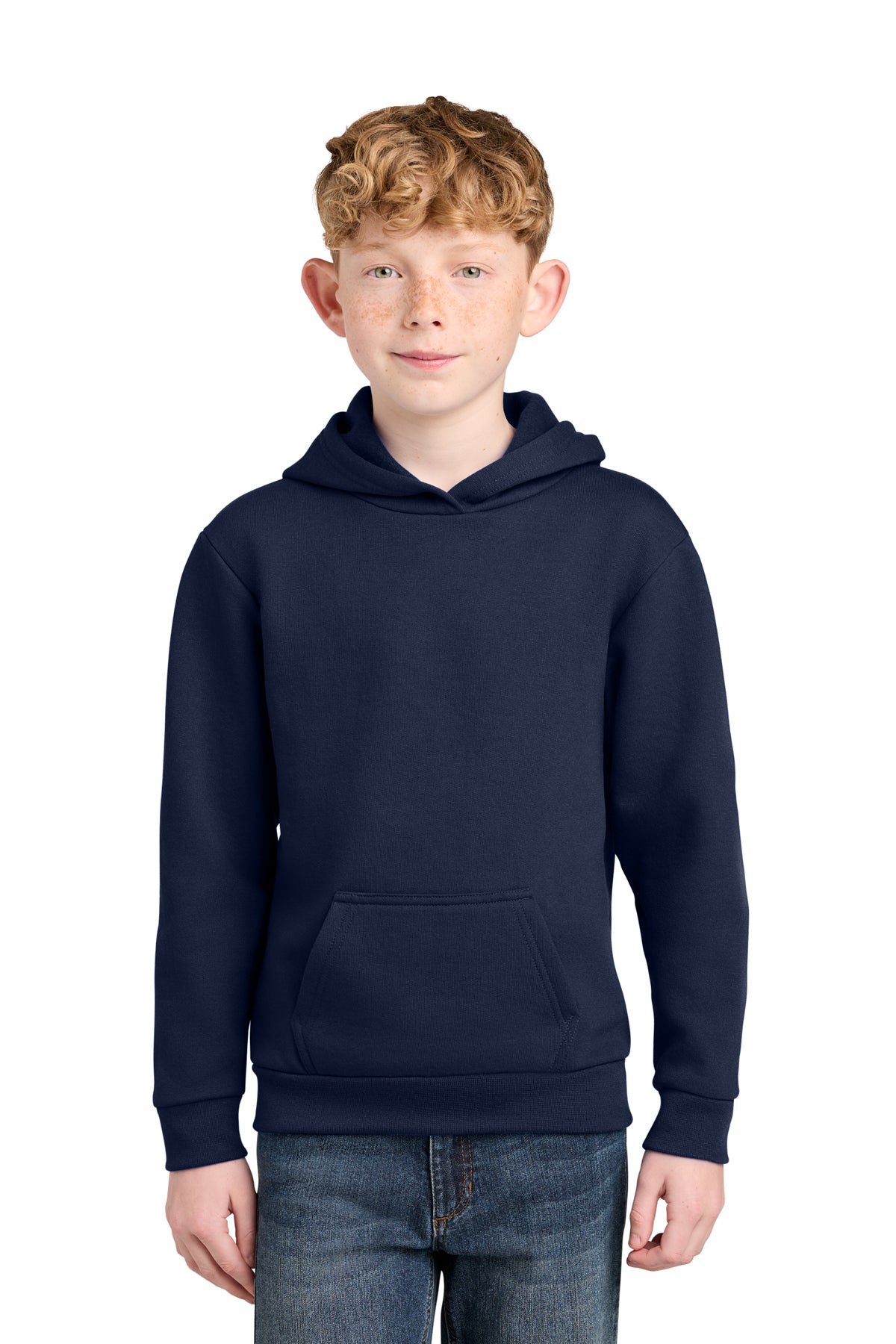 Port & Company Youth Core Fleece Pullover Hoodie - Navy