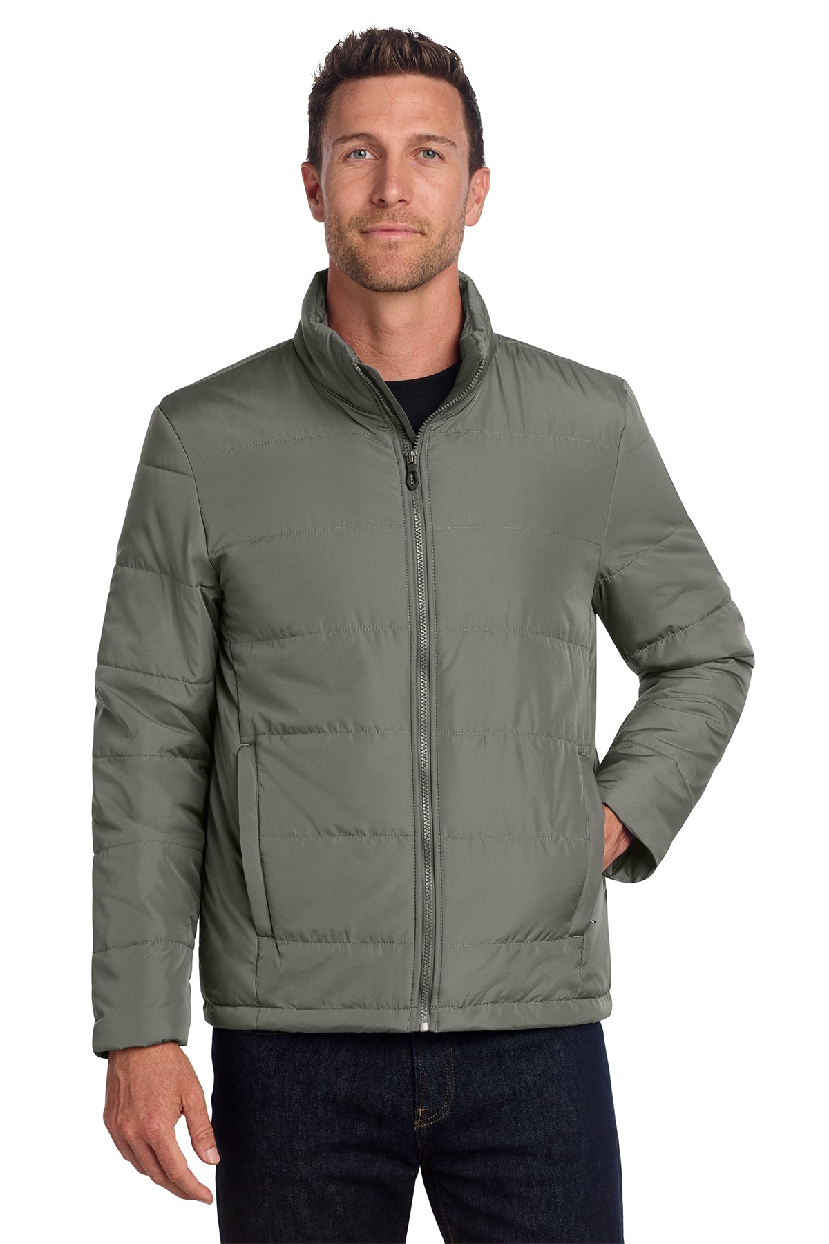 Port Authority Puffer Jacket - Grey