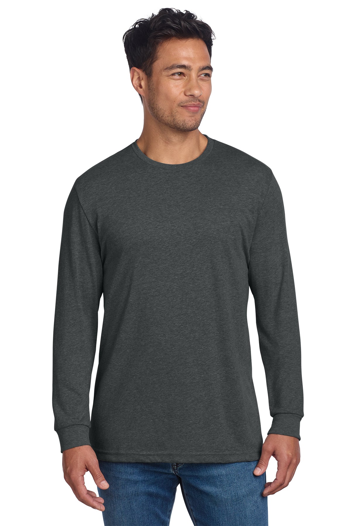 Next Level Apparel Adult CVC Long Sleeve Tee - Grey