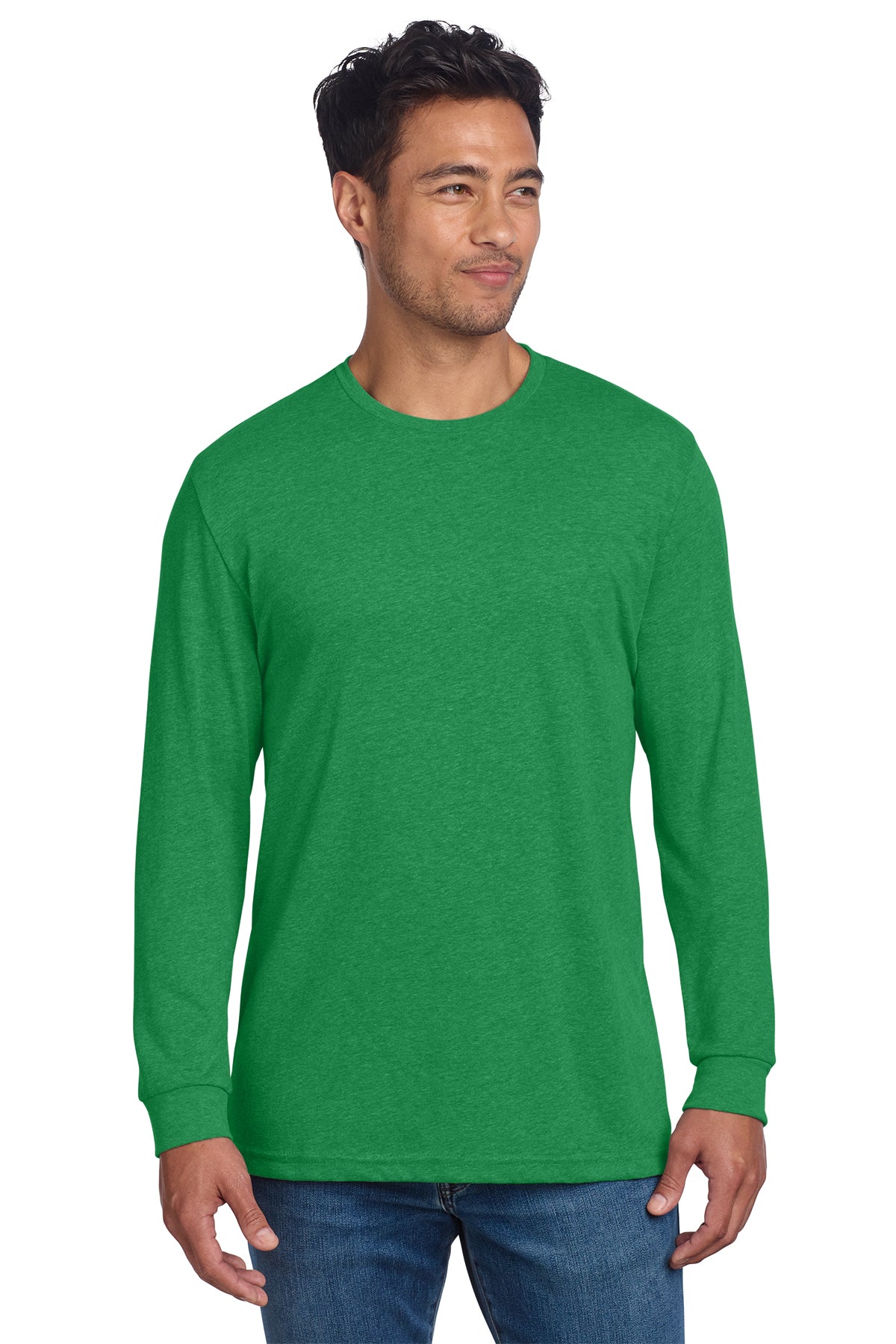 Next Level Apparel Adult CVC Long Sleeve Tee - Green