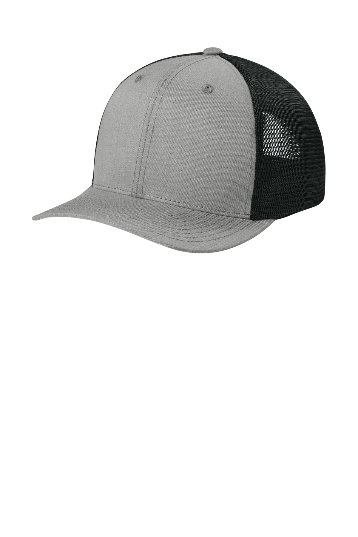 Sport-Tek Snapback Trucker Cap - Grey