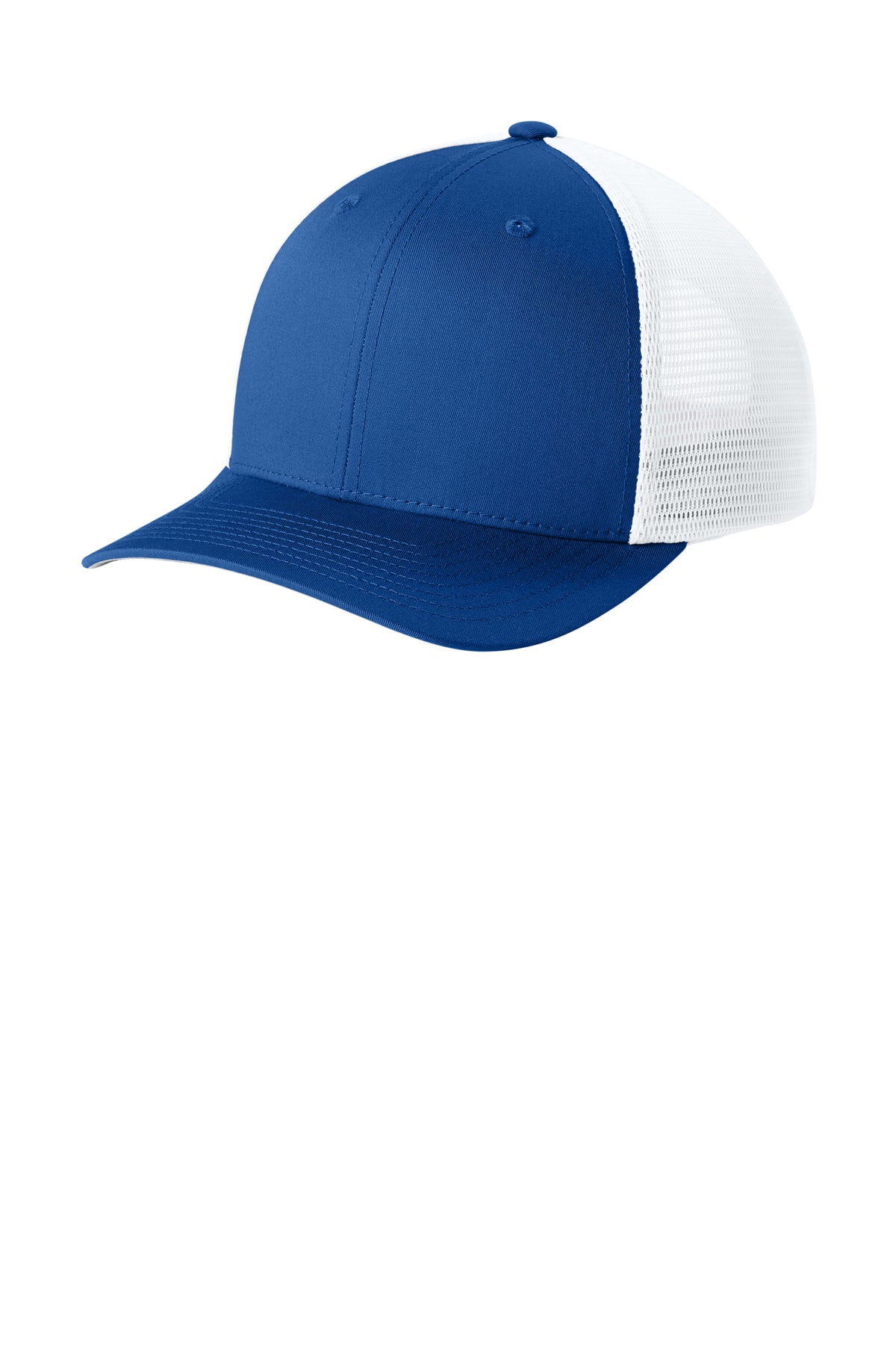 Sport-Tek Snapback Trucker Cap - Royal