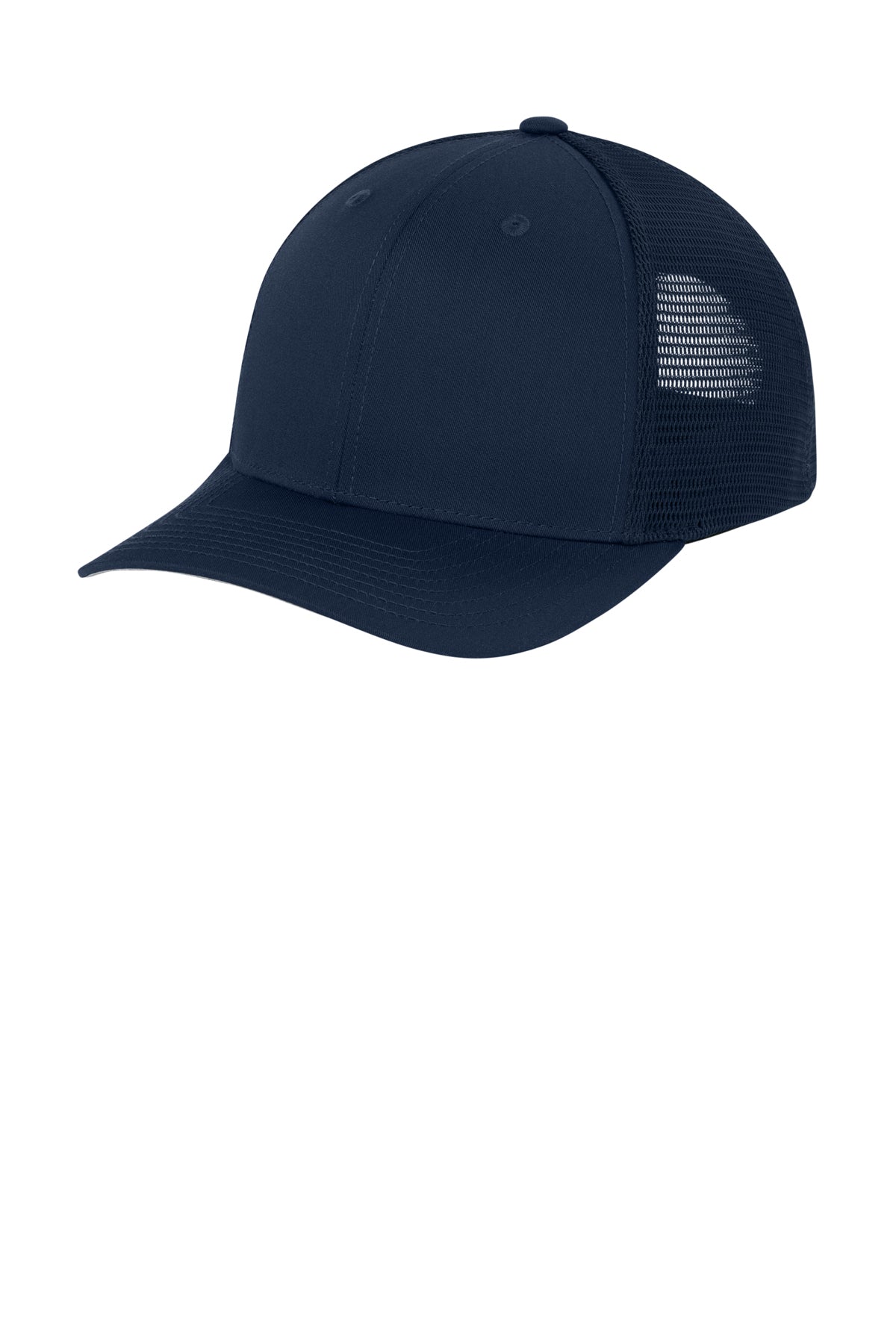 Sport-Tek Snapback Trucker Cap - Navy
