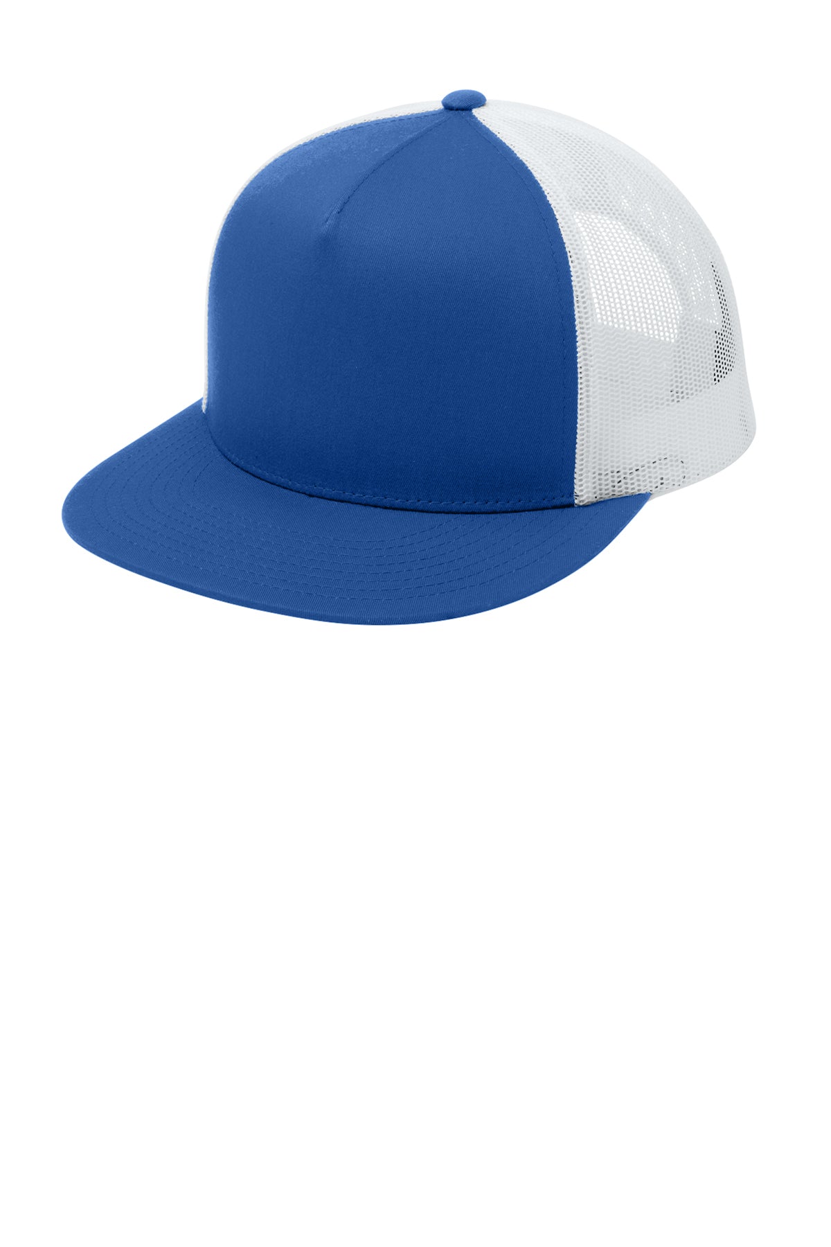 Sport-Tek 5-Panel Trucker Cap - Royal