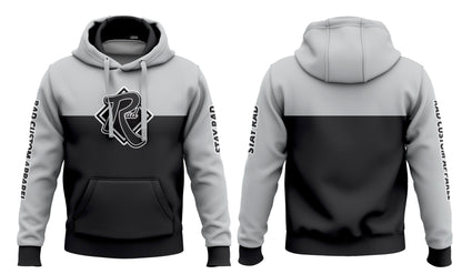 RAD Signature Hoodie in Smoke & Shadow colorway — custom heavyweight fleece hoodie by RAD Custom Apparel