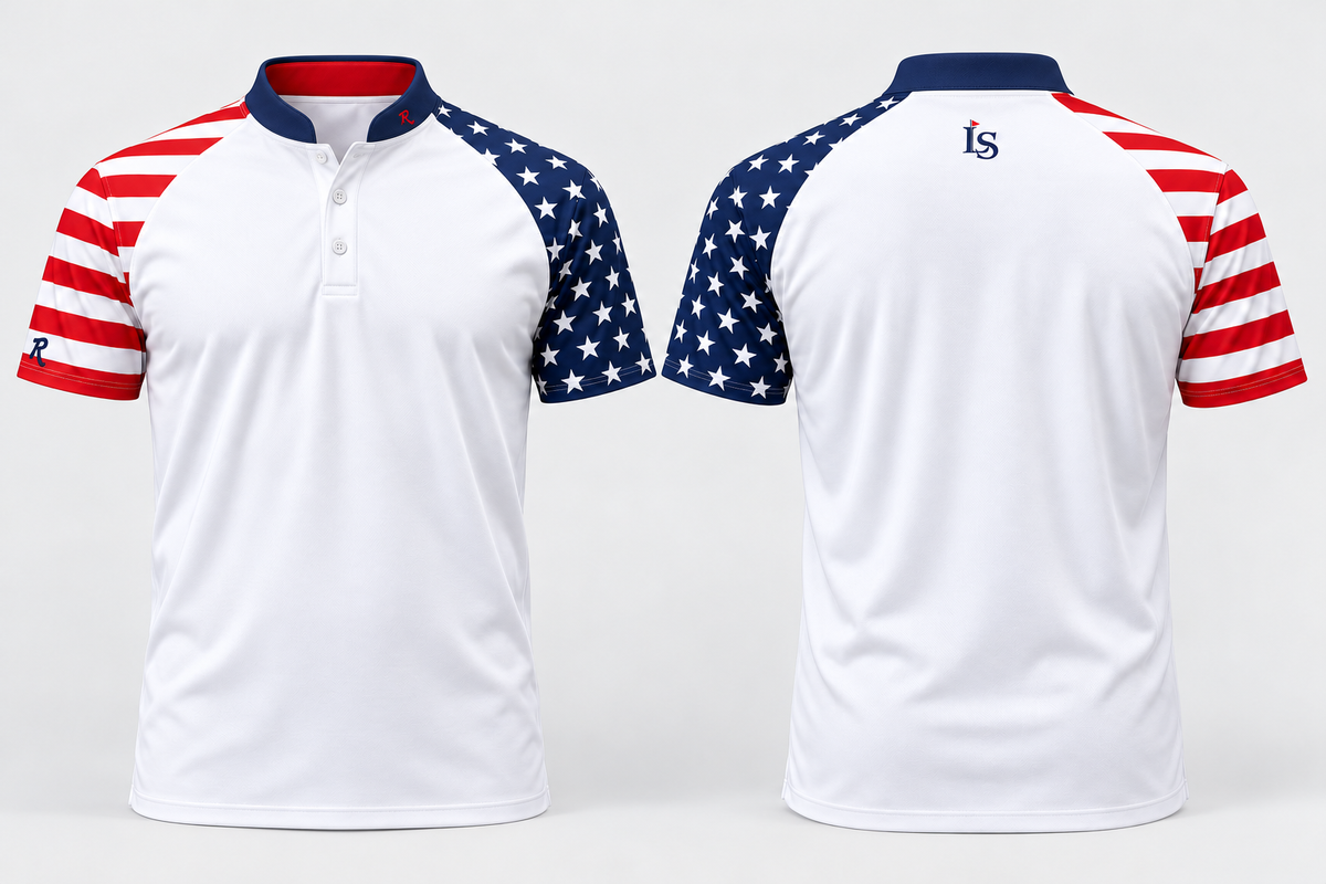 Less Sloppy Golf Polo — Patriot