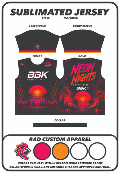 Electric Sunset — Neon Nights Jersey